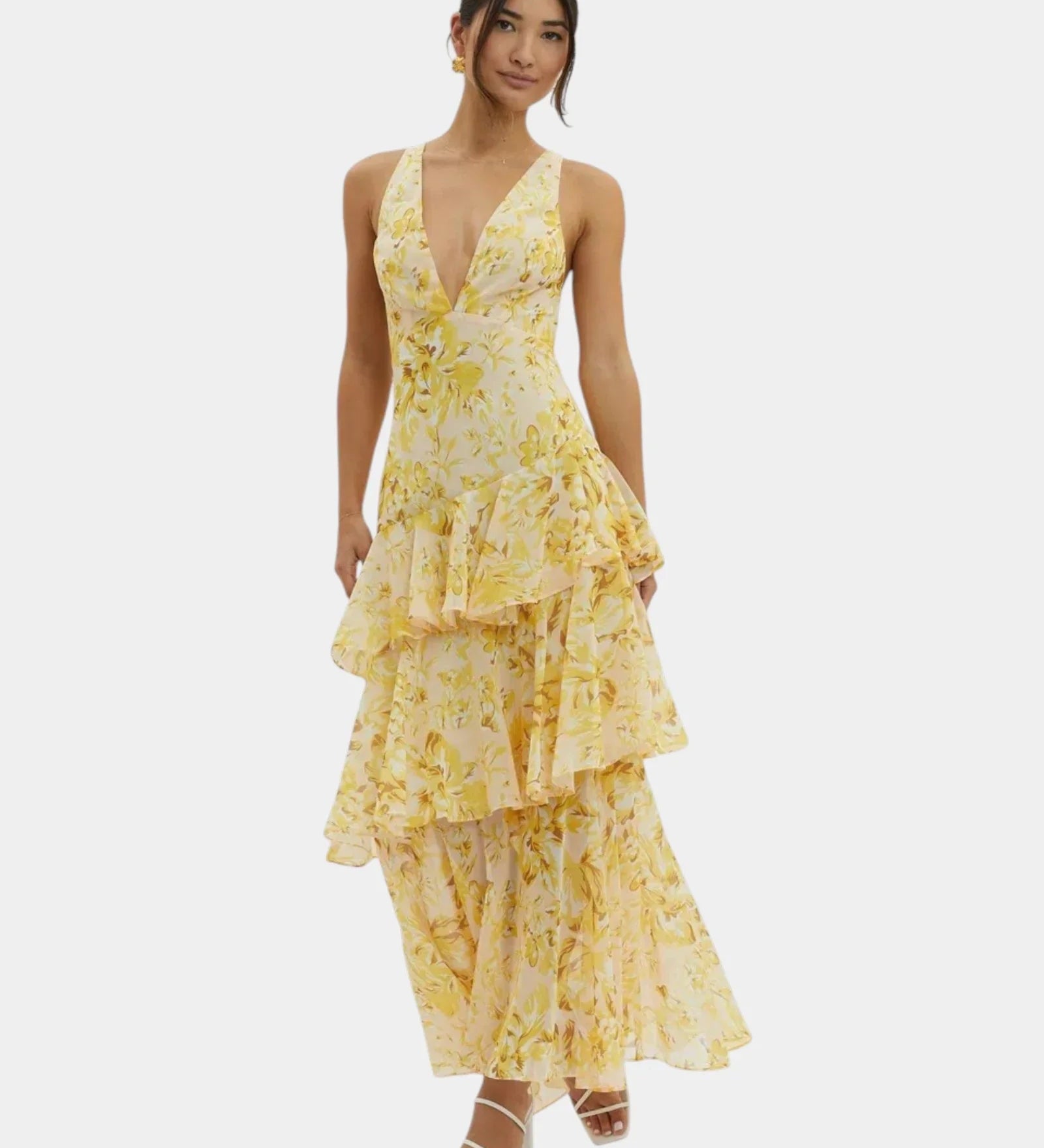 Isa | Robe maxi florale élégante