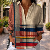 Priscille | Blouse à Motif Artistique