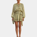 Aude | Robe courte volants