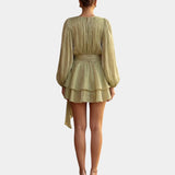 Aude | Robe courte volants
