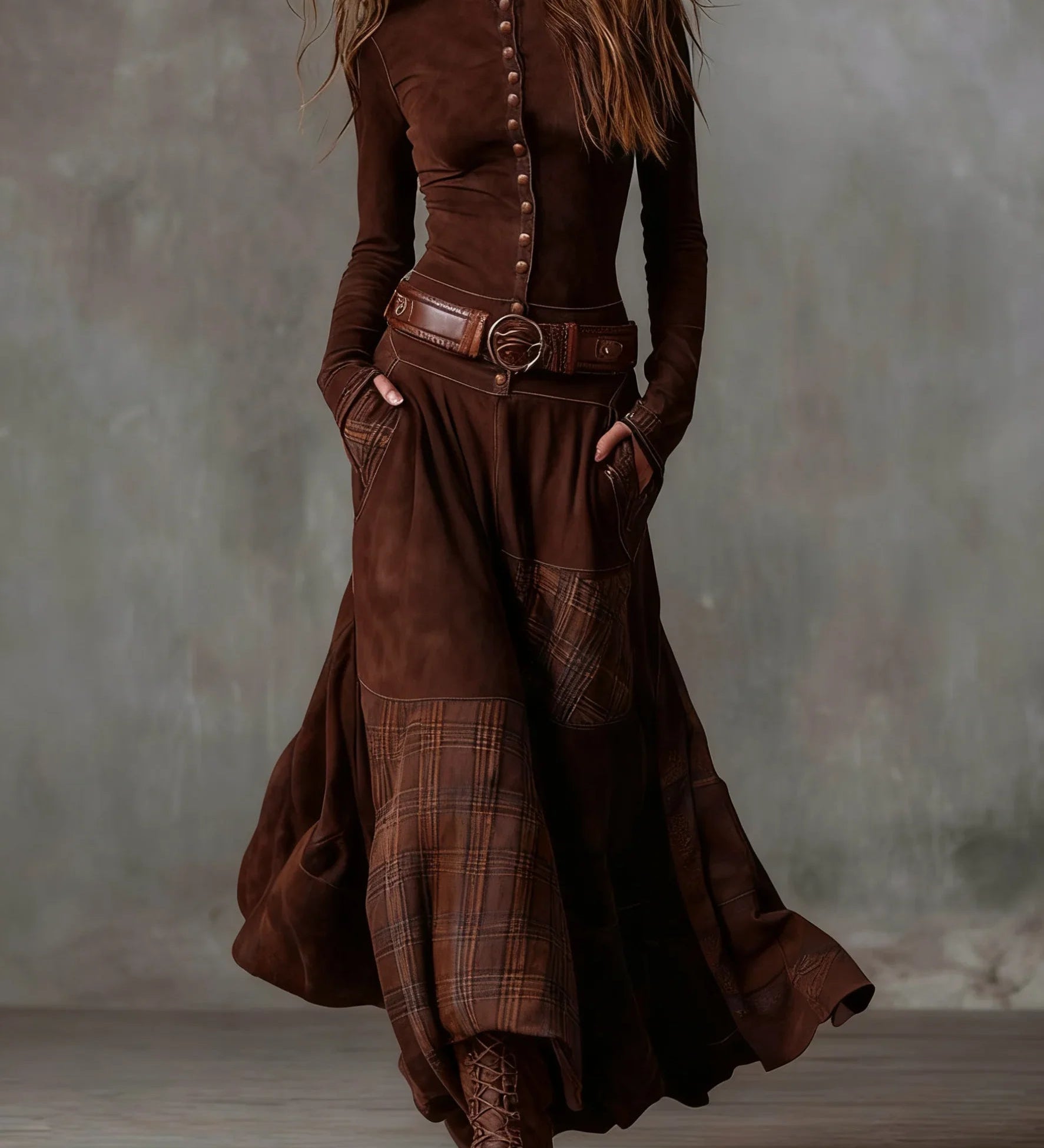 Leonora | Robe longue vintage