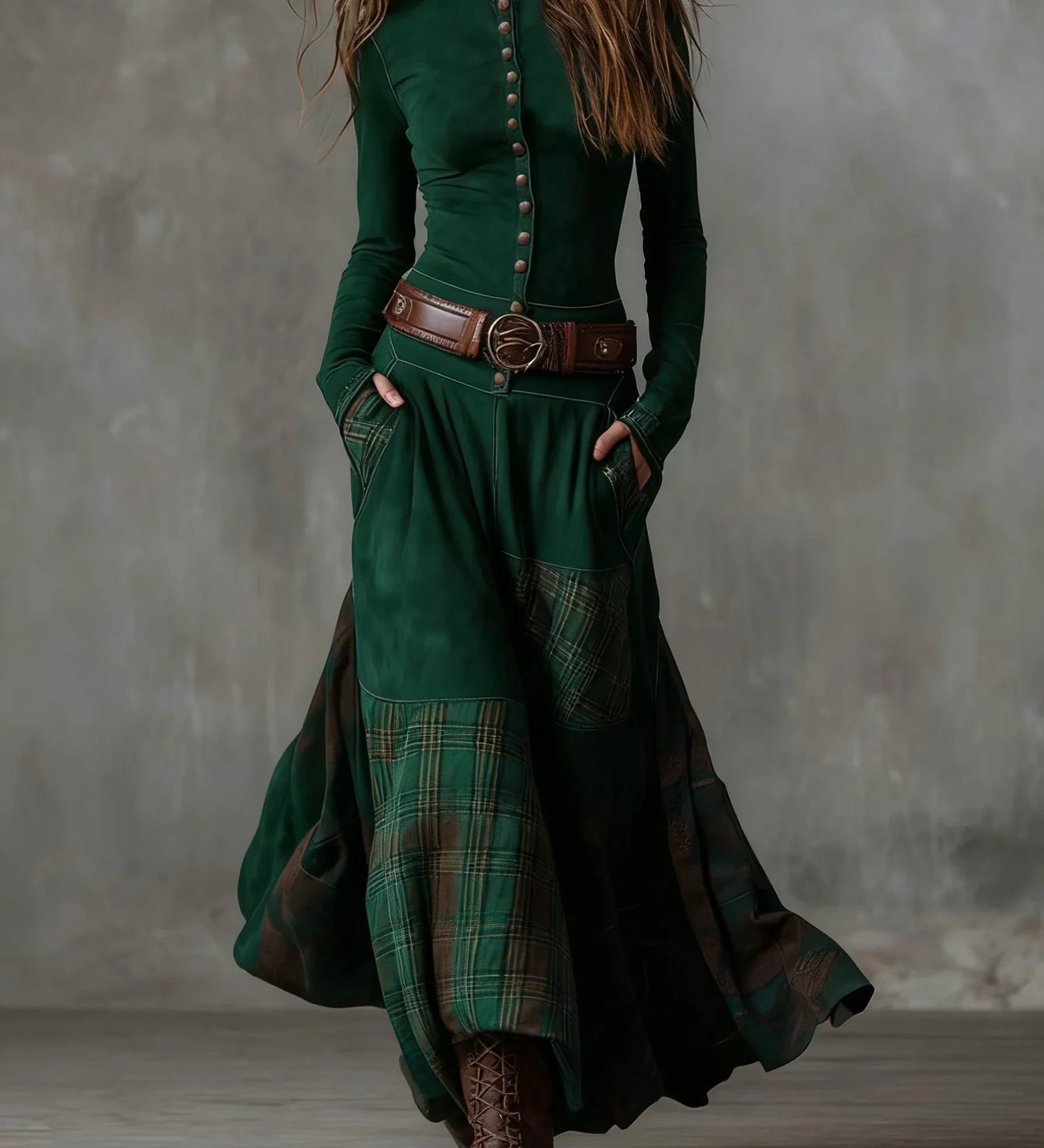 Leonora | Robe longue vintage