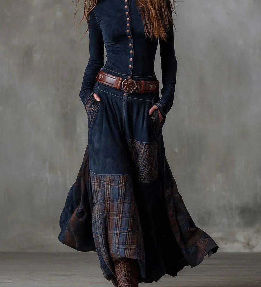Leonora | Robe longue vintage