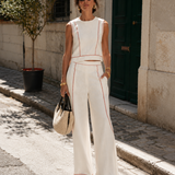 Aymone | Ensemble pantalon et blouse au design moderne