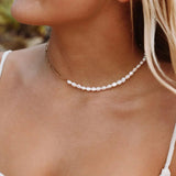 Coline | Collier en Or et Perles