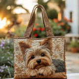 Sac à main artisanal  “Yorkie Brillant”
