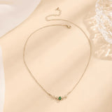 Émilie | Collier Émeraude