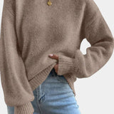 Mae | Pull à Col Rond et Manches Bouffantes