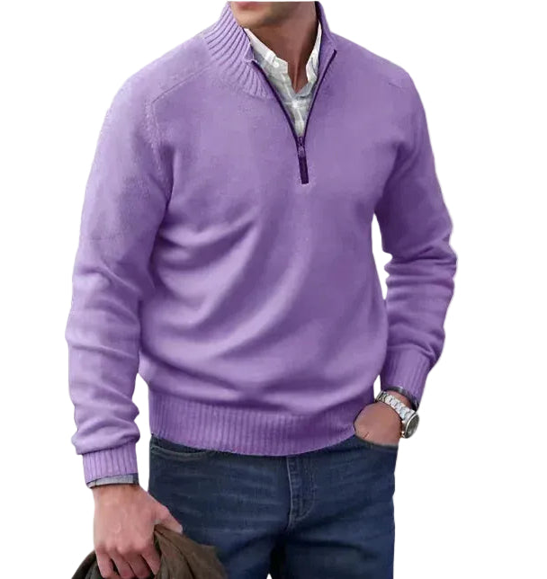 Malik | Pull Élégant Avec Zip