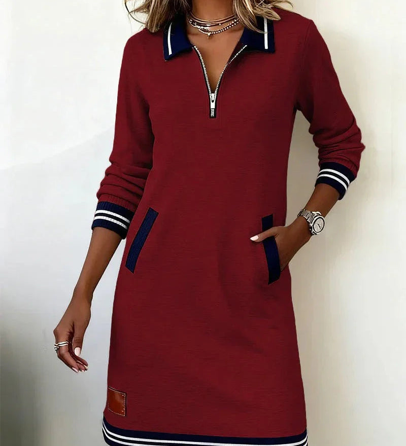 Sophie | Robe longue en coton élégante