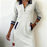 Sophie | Robe longue en coton élégante