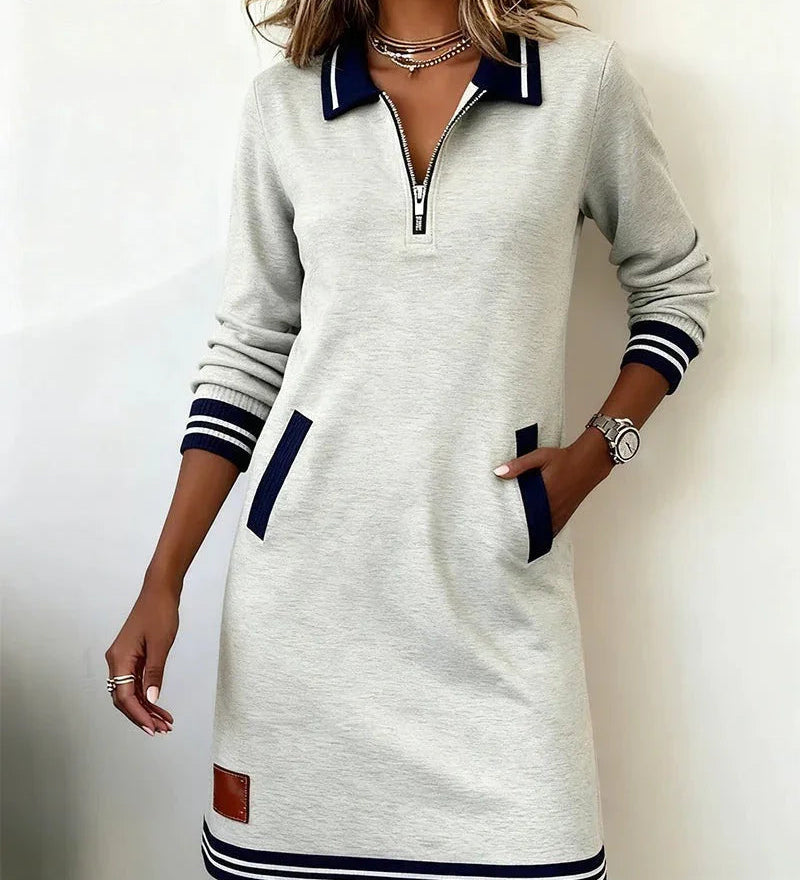 Sophie | Robe longue en coton élégante