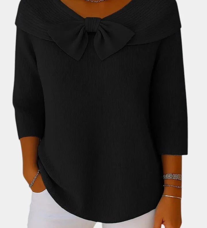 Lúa | Pull chaud et féminin avec nœud