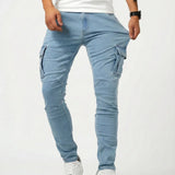 Jean | Pantalon Cargo Élastique