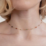 Élodie | Collier en Gemmes Colorées