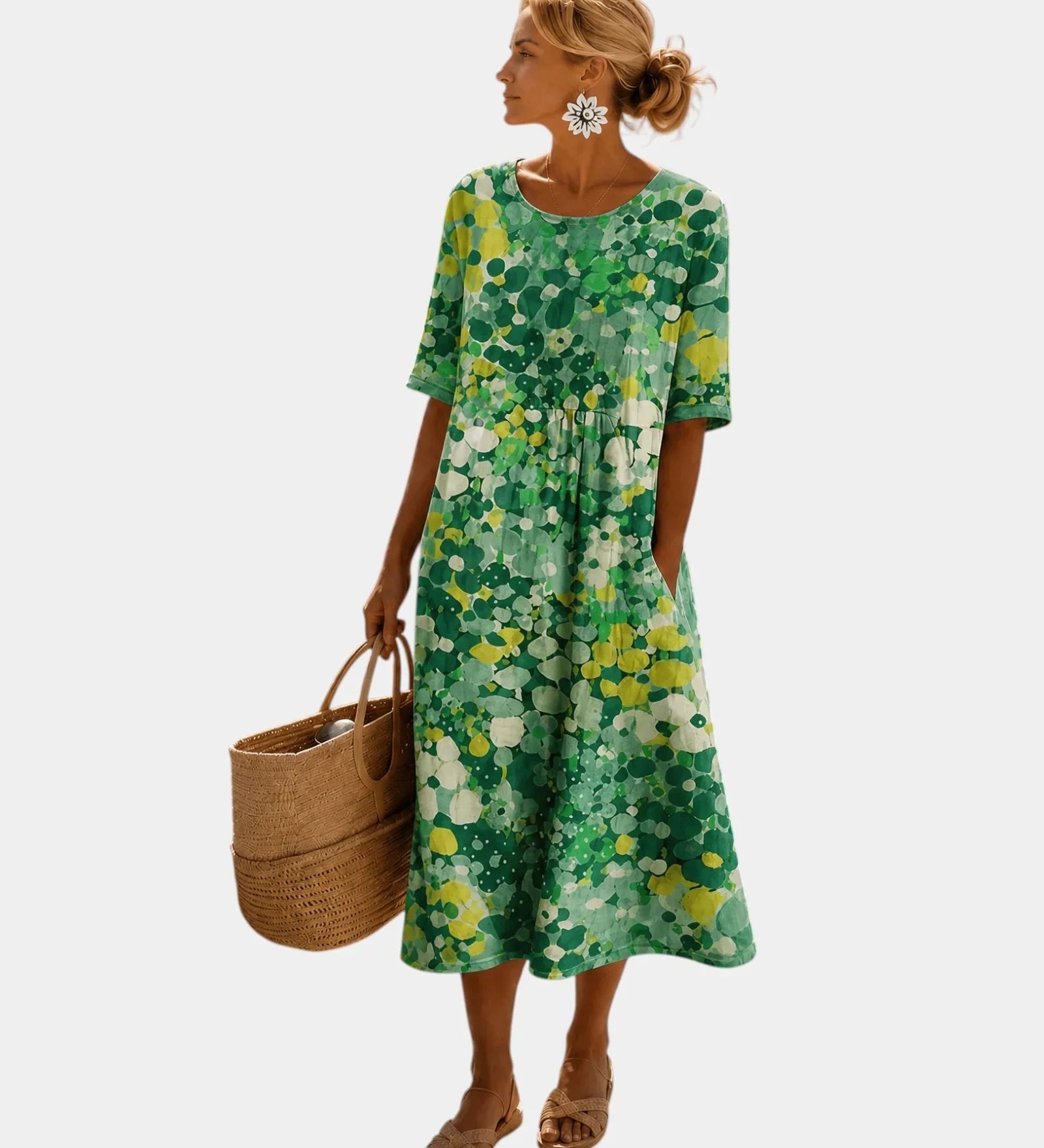 Liséa | Robe midi florale