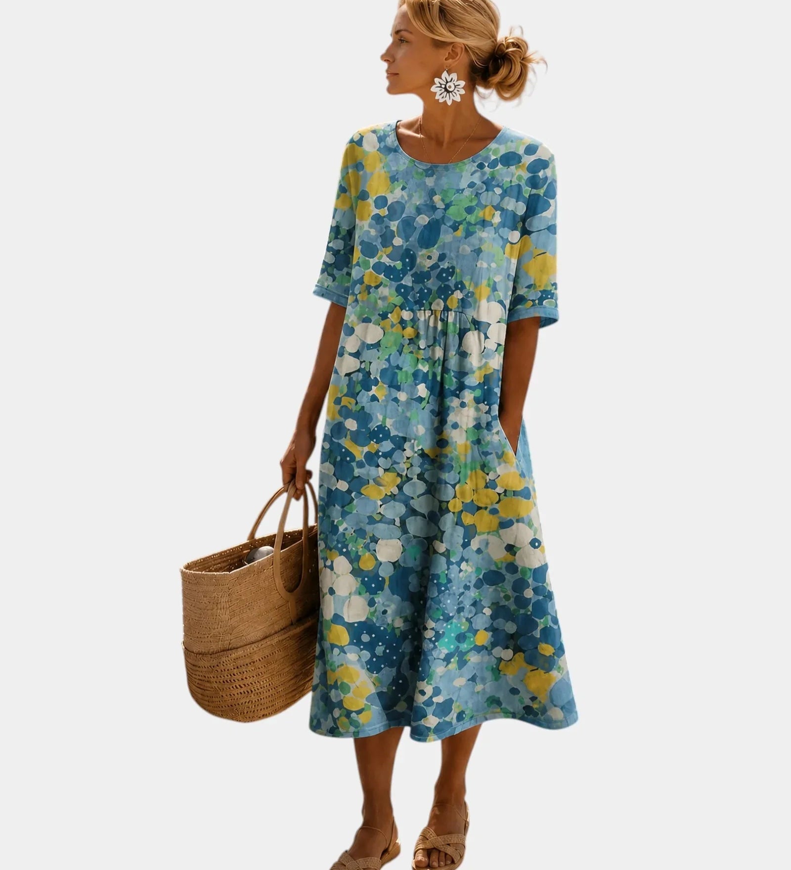 Liséa | Robe midi florale