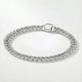 Adele | Bracelet cubain en moissanite